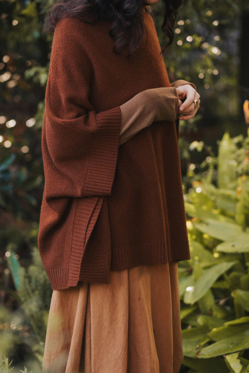   Montaigne Agnes 100% New Zealand lambs wool poncho O/S - Stay Wild Collective  
