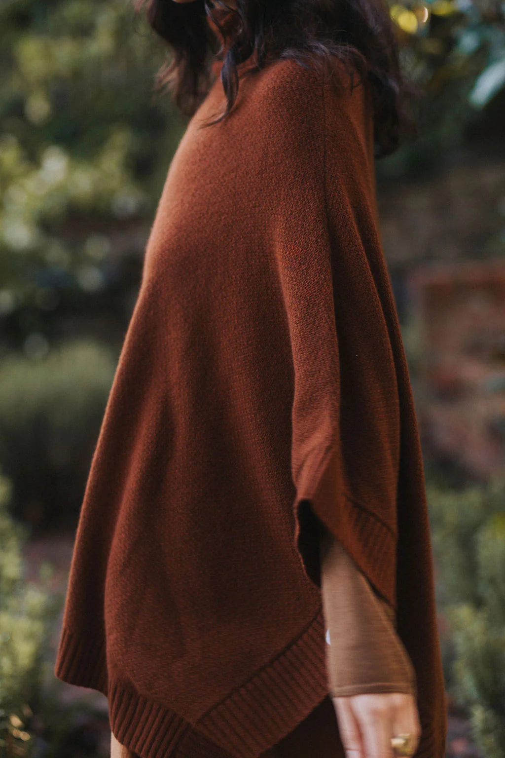   Montaigne Agnes 100% New Zealand lambs wool poncho O/S - Stay Wild Collective  