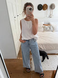 Montaigne Ava Linen Cami Top - Stay Wild Collective  Top