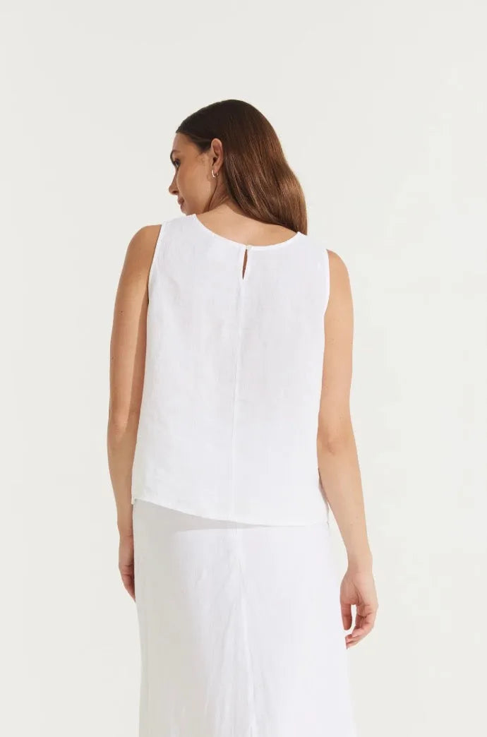 Montaigne Ava Linen Cami Top - Stay Wild Collective  Top
