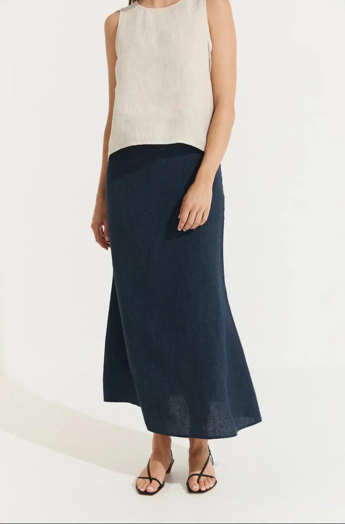 Montaigne Ava Linen Cami Top - Stay Wild Collective  Top