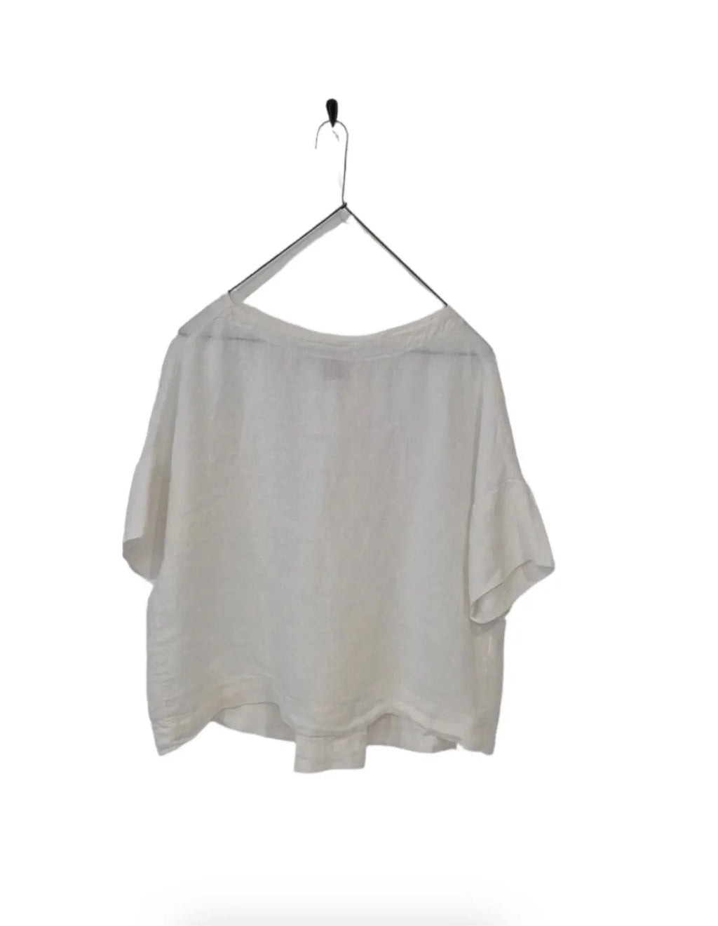 Montaigne Celine Short Sleeved Linen Top - Stay Wild Collective  Shirt