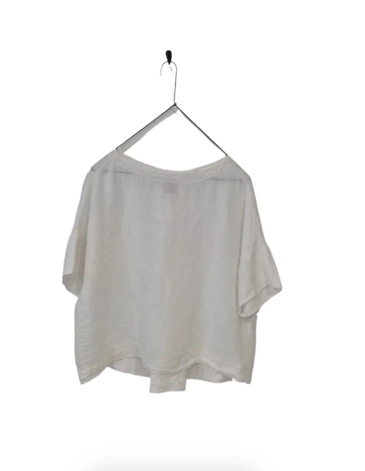 Montaigne Celine Short Sleeved Linen Top - Stay Wild Collective  Shirt