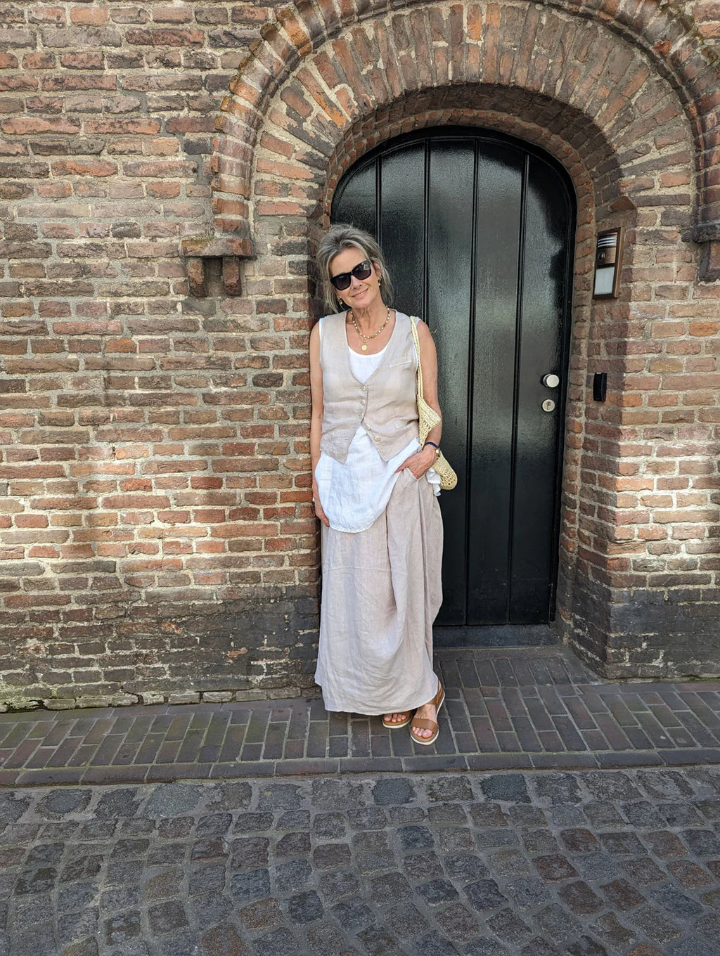   Montaigne Chloe linen vest - Stay Wild Collective  