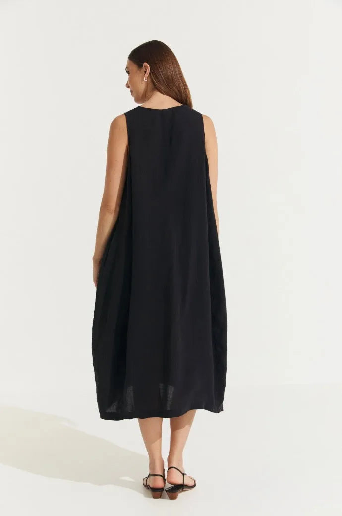 Montaigne Cleo Linen Tulip Dress - Stay Wild Collective  Dress
