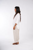 Montaigne Desi Pants in Fine Houndstooth French Linen - Stay Wild Collective  Pants