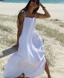 Montaigne Claudette Linen Maxi Dress One Size - Stay Wild Collective  Dress