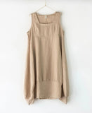 Montaigne Anaïs Linen Pinafore Dress One Size - Stay Wild Collective  Dress