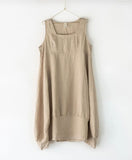 Montaigne Anaïs Linen Pinafore Dress One Size - Stay Wild Collective  Dress