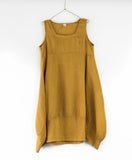 Montaigne Anaïs Linen Pinafore Dress One Size - Stay Wild Collective  Dress