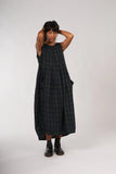 Montaigne Sartene Tartan French Linen Dress - Stay Wild Collective  Dress