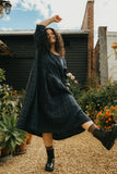 Montaigne Journee French Linen Dress in Blue Tartan - Stay Wild Collective  Dress
