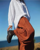 Montaigne Eadie Linen Pant with Gathering Detail - Stay Wild Collective  Pants