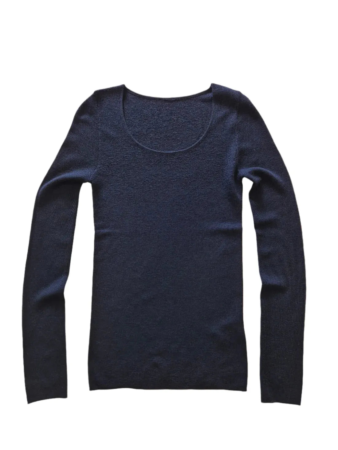 Montaigne Essential Merino Wool Scoop Neck Long Sleeve - Stay Wild Collective  Tops