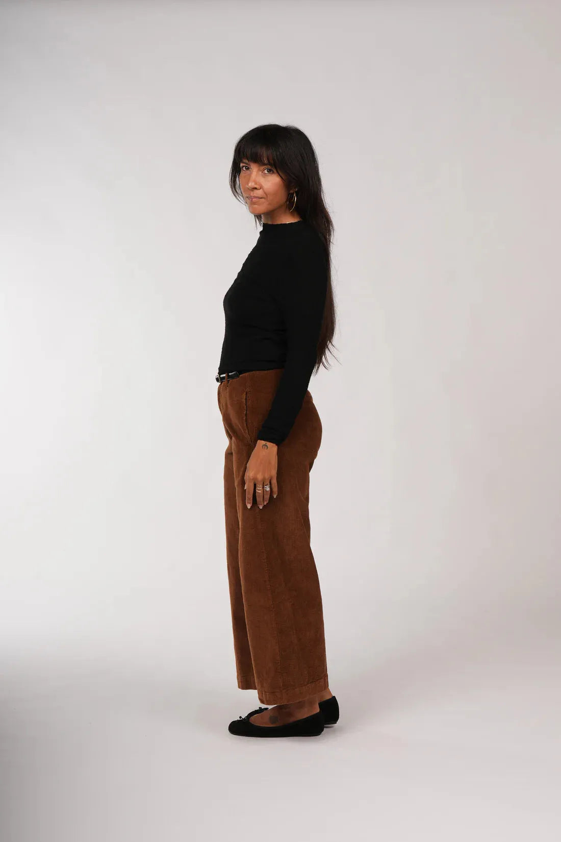 Montaigne Essential Superfine Lambswool Mock Neck Top - Stay Wild Collective  Tops