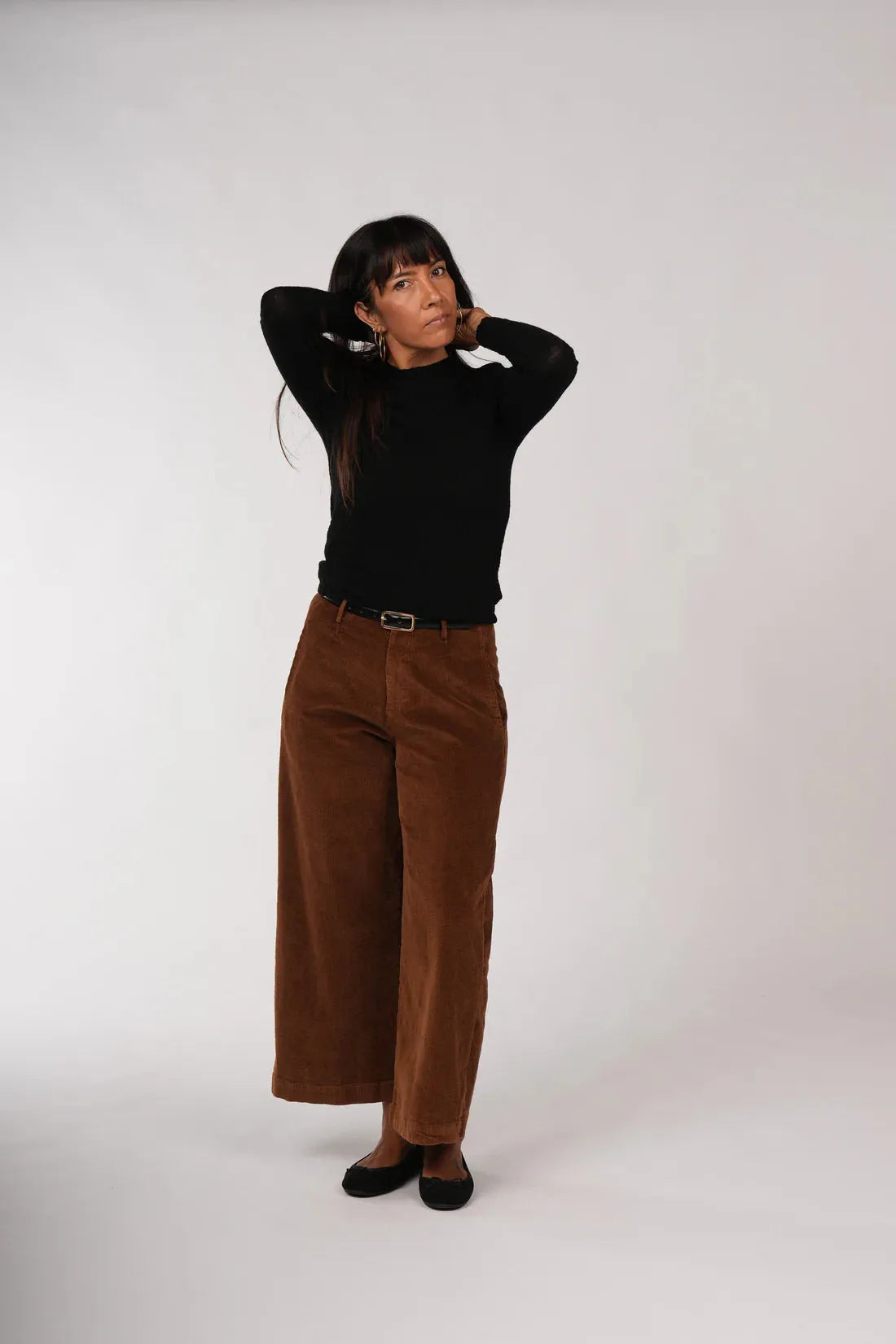 Montaigne Essential Superfine Lambswool Mock Neck Top - Stay Wild Collective  Tops