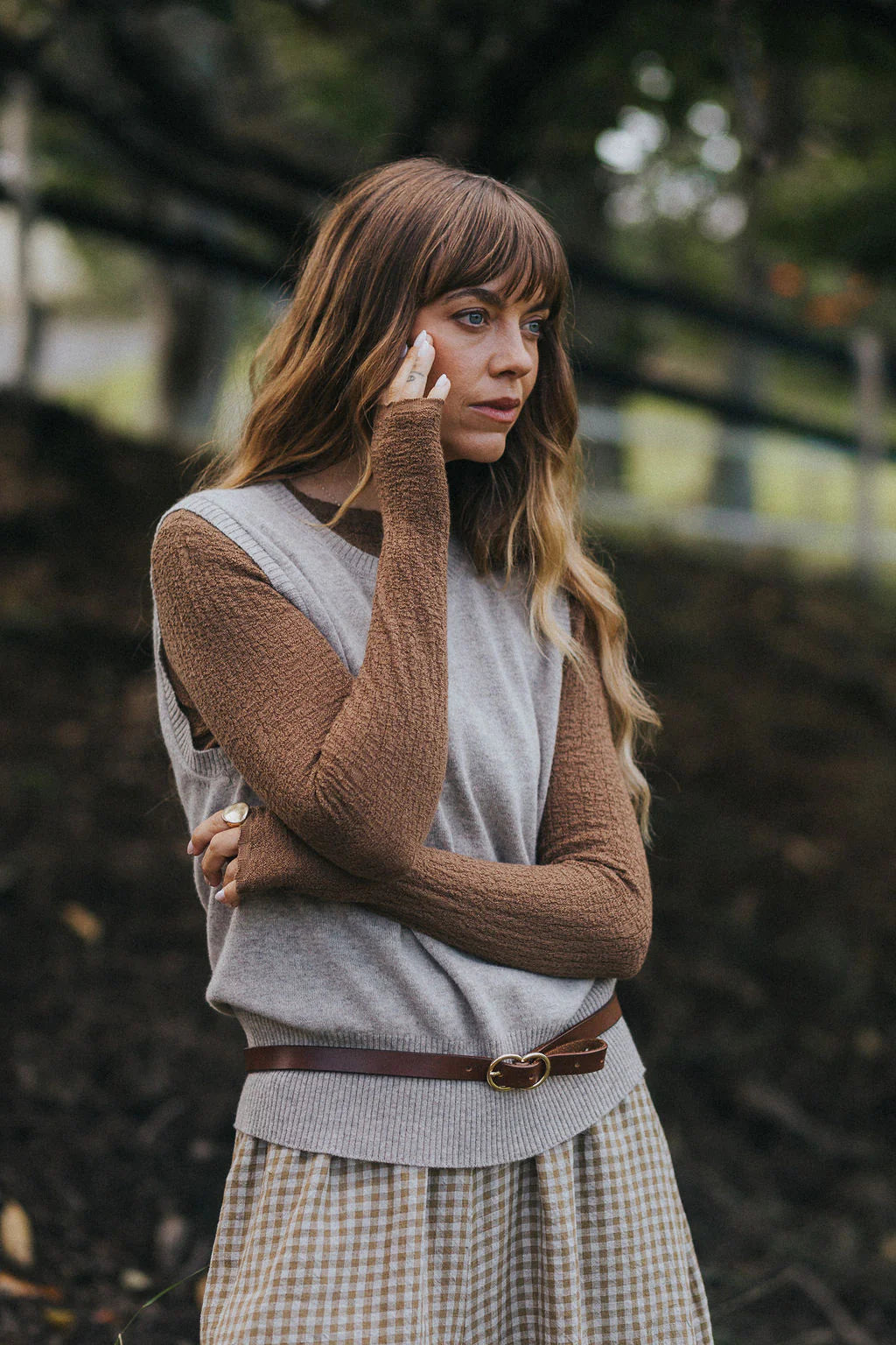  Montaigne Essential Superfine Lambswool Mock Neck Top - Stay Wild Collective  Tops
