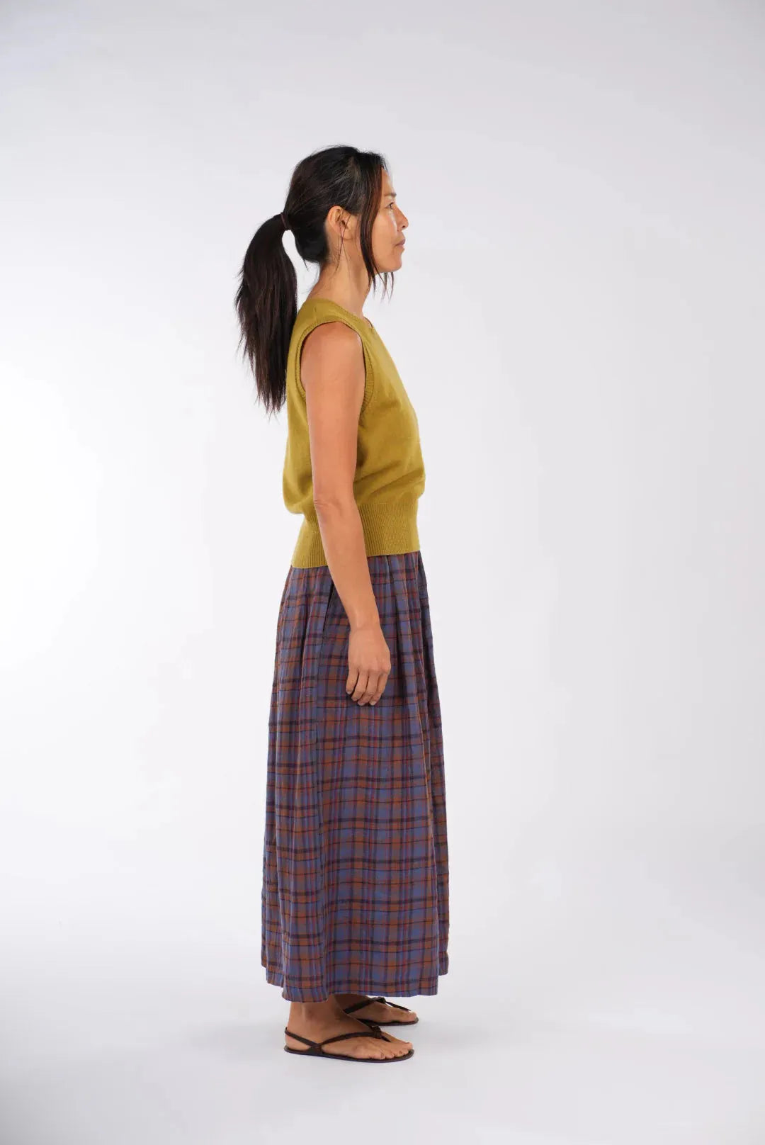 Montaigne French Linen Plaid Pants - Stay Wild Collective  Pants