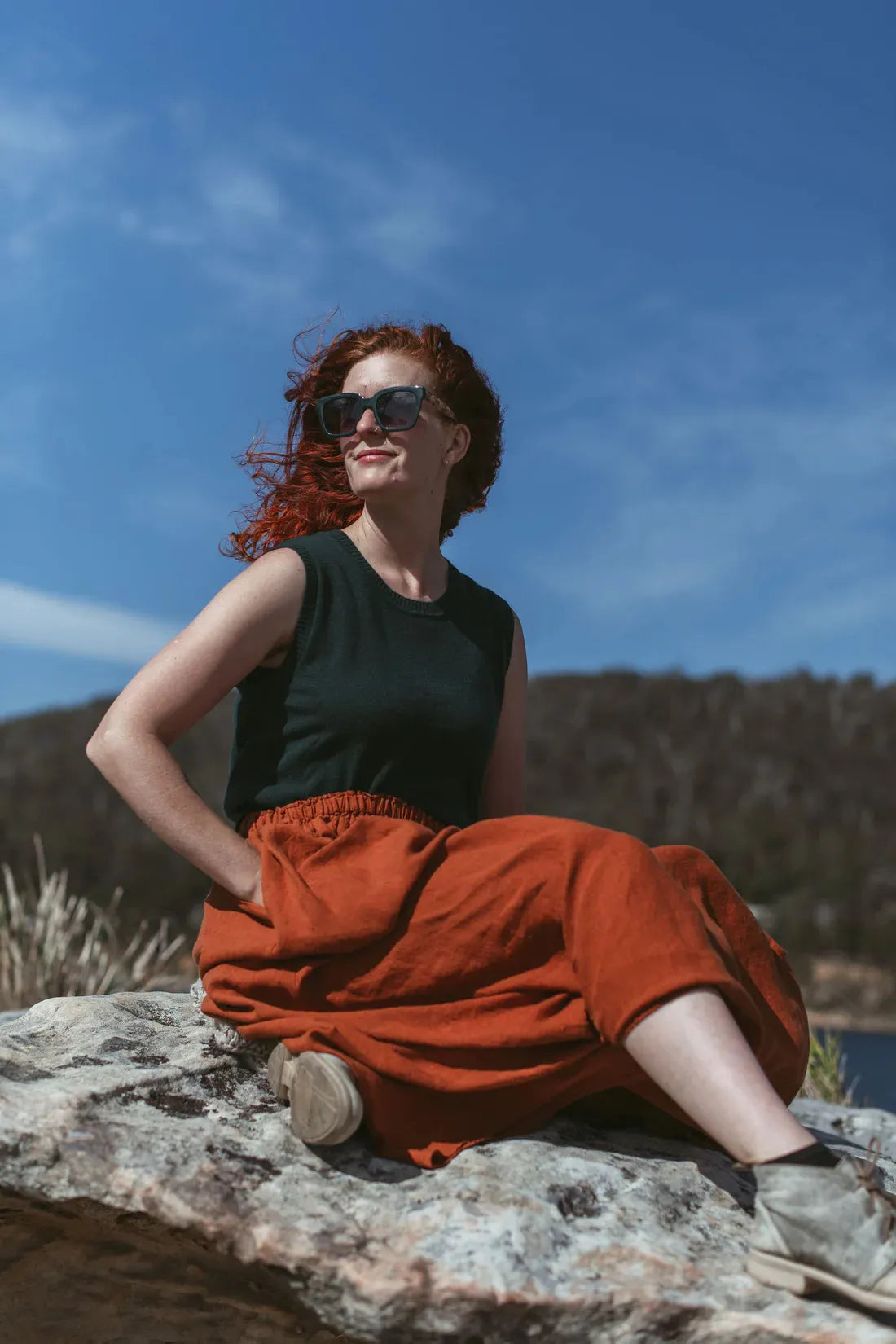 Montaigne Gigi 100% New Zealand Lambswool Vest - Stay Wild Collective  Tops