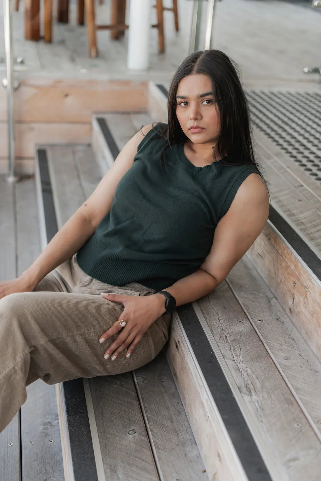 Montaigne Gigi 100% New Zealand Lambswool Vest - Stay Wild Collective  Tops