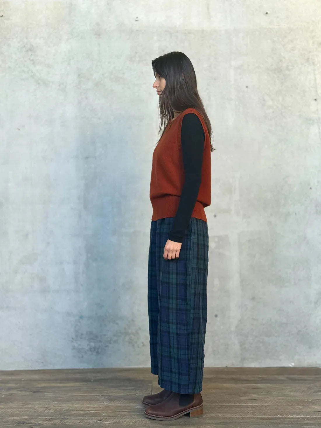 Montaigne Ines French Linen Tartan Pants - Stay Wild Collective  Pants