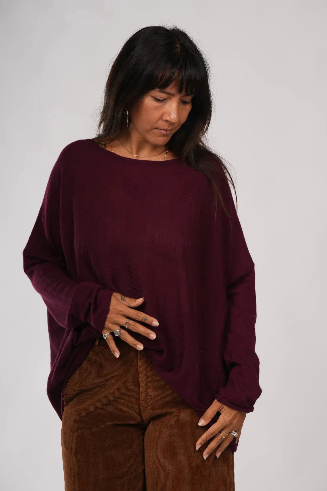 Montaigne Laurant 100% Australian Merino Superfine Loose Summer Knit - Stay Wild Collective  Sweaters & Jumpers