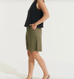 Montaigne Marina Linen Bermuda Short - Stay Wild Collective  Pants