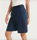 Montaigne Marina Linen Bermuda Short - Stay Wild Collective  Pants