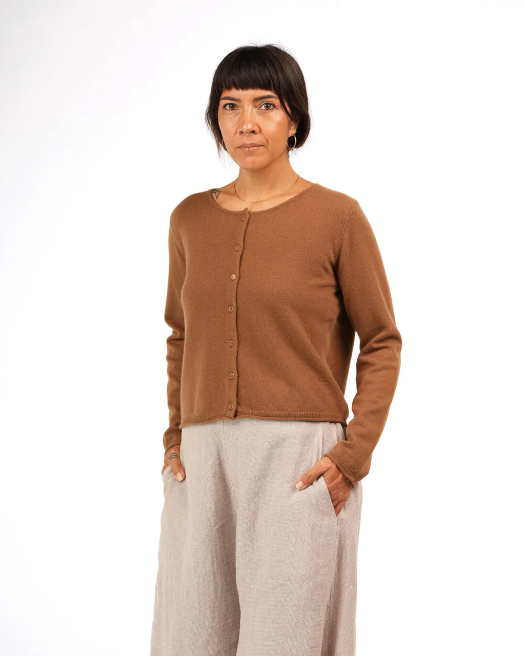  Montaigne NZ Lambswool Cropped Cardigan - Stay Wild Collective  