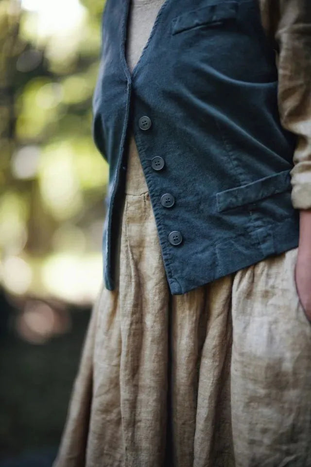 Montaigne Odette Velvet Vest - Stay Wild Collective  Vest