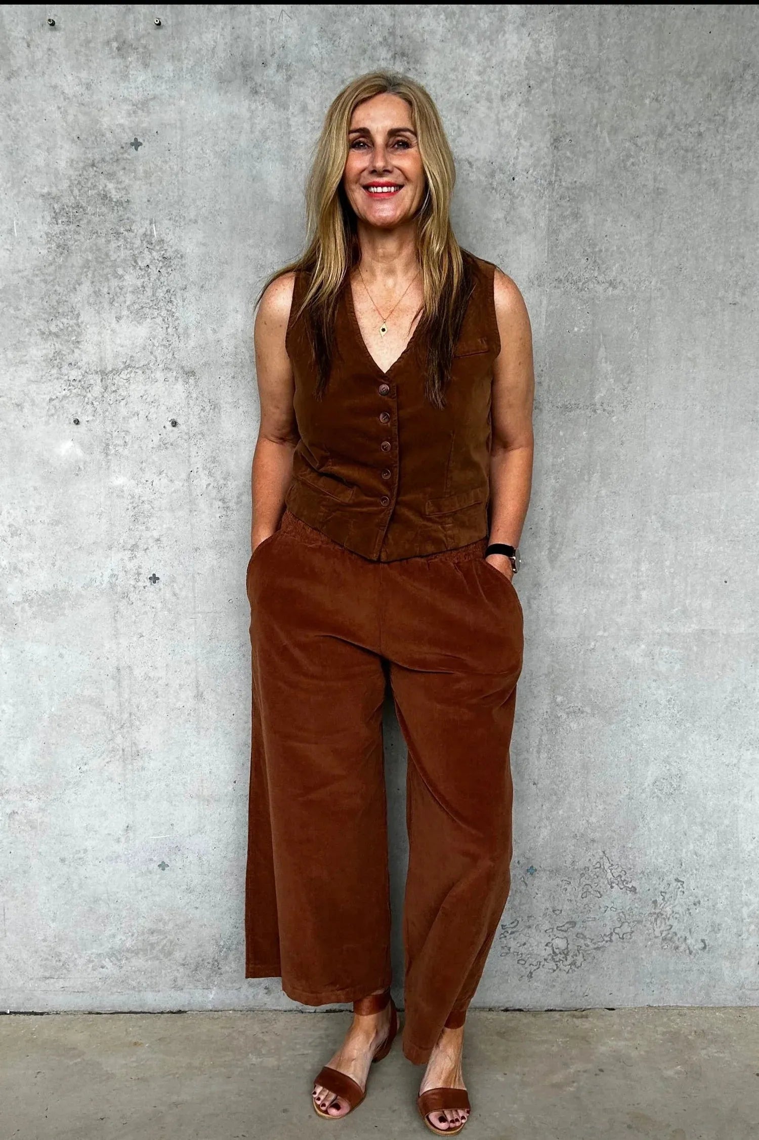 Montaigne Odette Velvet Vest - Stay Wild Collective  Vest