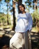 Montaigne Eadie Linen Pant with Gathering Detail - Stay Wild Collective  Pants
