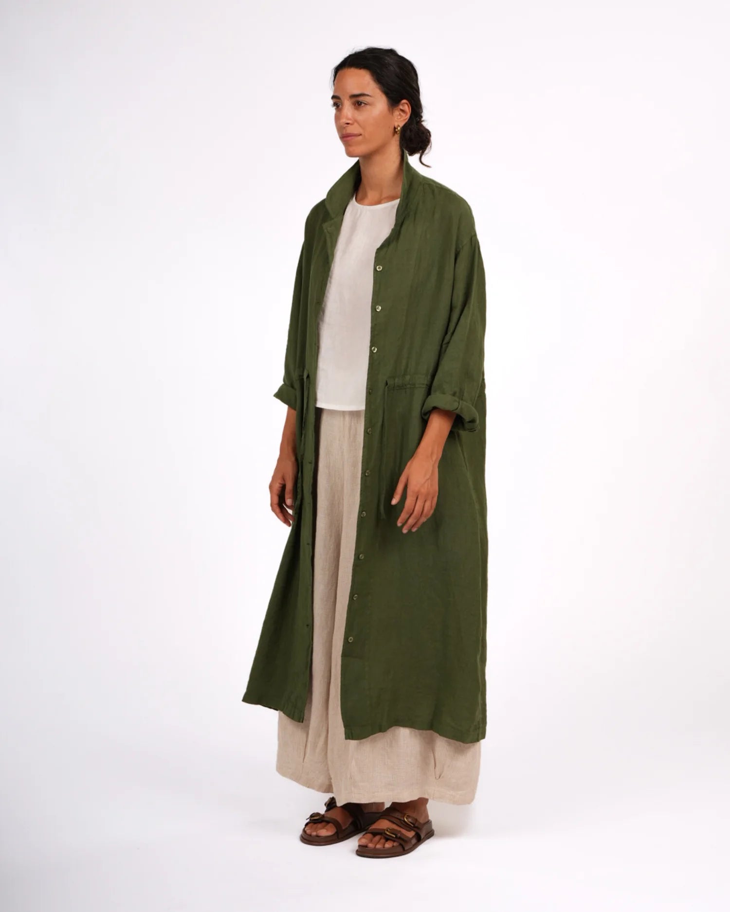 Montaigne Rodin drawstring dress coat O/S - Stay Wild Collective  Coats & Jackets
