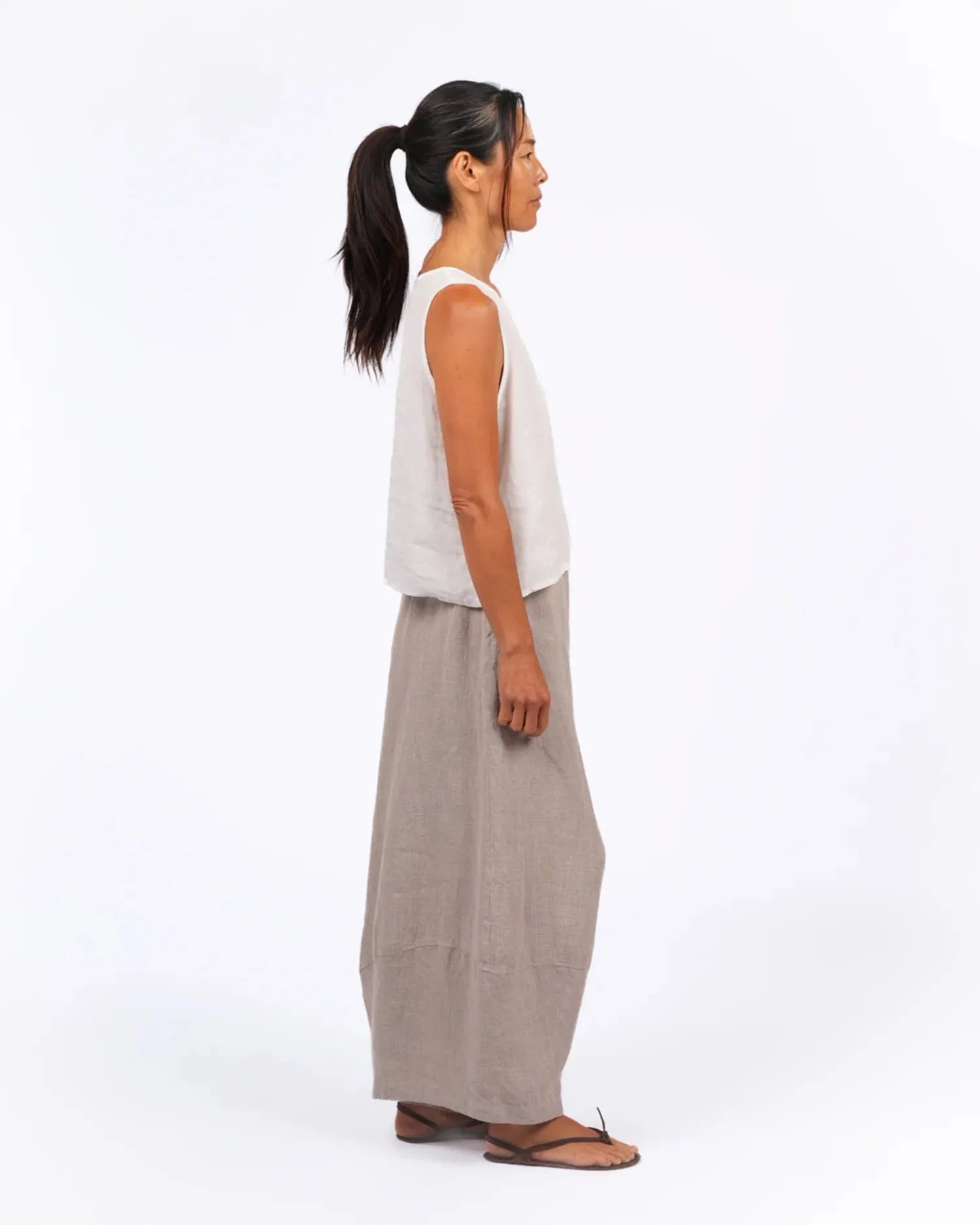 Montaigne Roland linen pants in houndstooth - Stay Wild Collective  