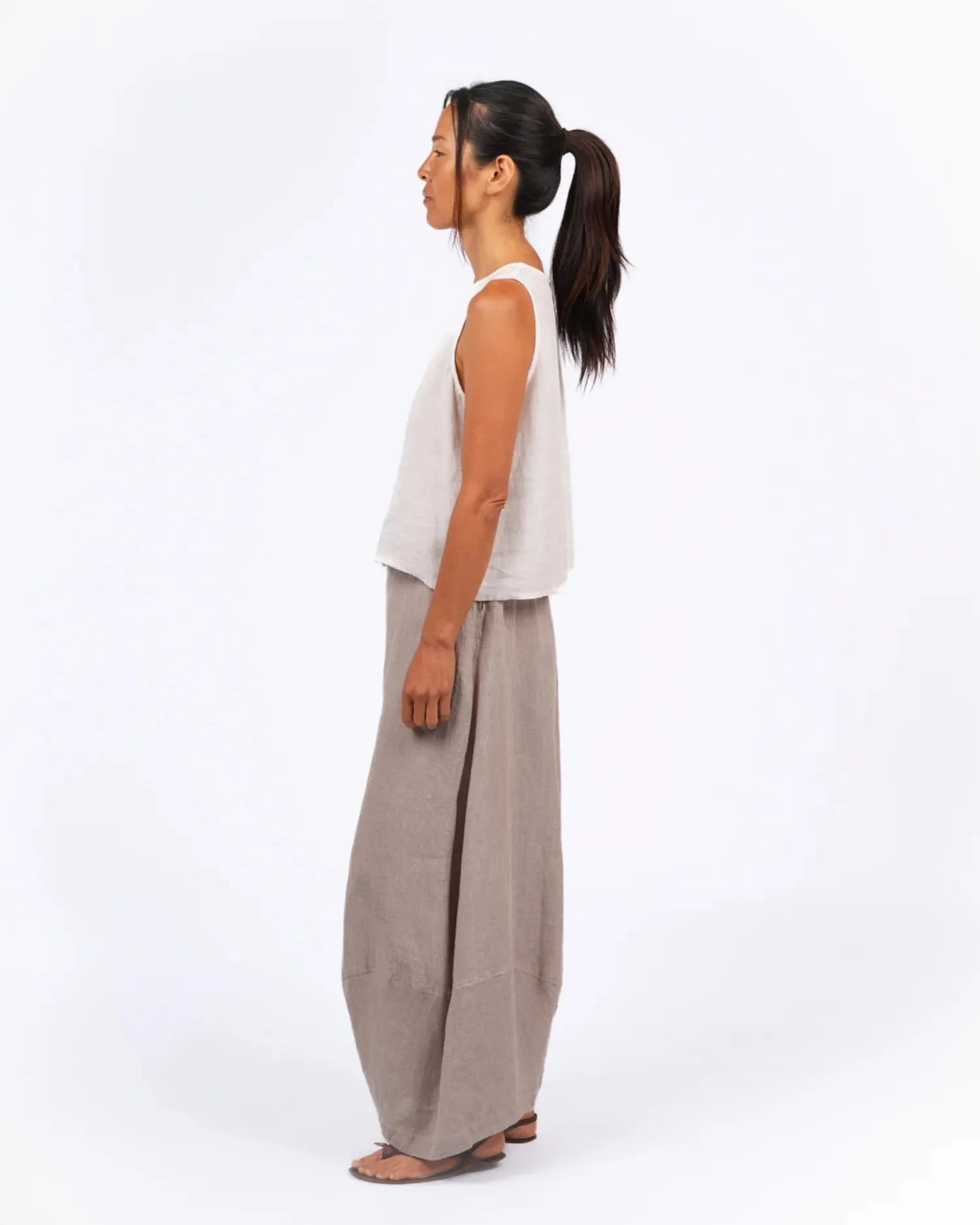 Montaigne Roland linen pants in houndstooth - Stay Wild Collective  