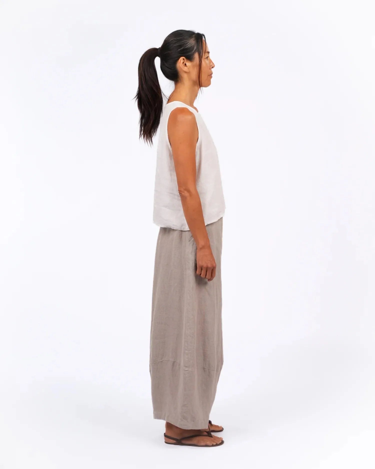 Montaigne Roland linen pants in houndstooth - Stay Wild Collective  