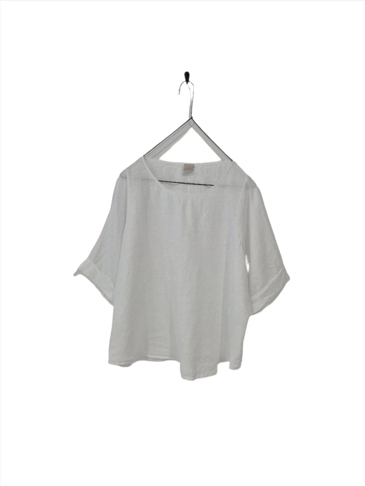 Montaigne Sérénité Curved Hemline Linen Top O/S - Stay Wild Collective