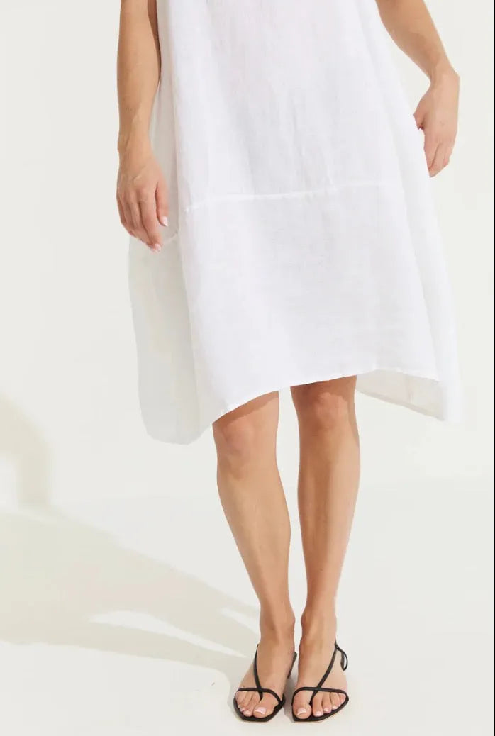 Montaigne Sara Sleeveless Linen Dress - Stay Wild Collective  Dress