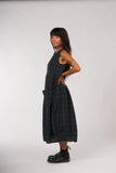 Montaigne Sartene Tartan French Linen Dress - Stay Wild Collective  Dress