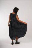 Montaigne Sartene Tartan French Linen Dress - Stay Wild Collective  Dress
