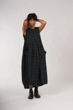 Montaigne Sartene Tartan French Linen Dress - Stay Wild Collective  Dress