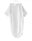 Montaigne Scallop Casual Linen Dress - Stay Wild Collective  Dress
