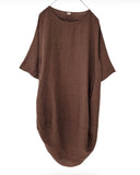 Montaigne Scallop Casual Linen Dress - Stay Wild Collective  Dress
