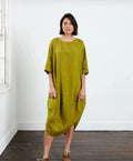 Montaigne Scallop Casual Linen Dress - Stay Wild Collective  Dress