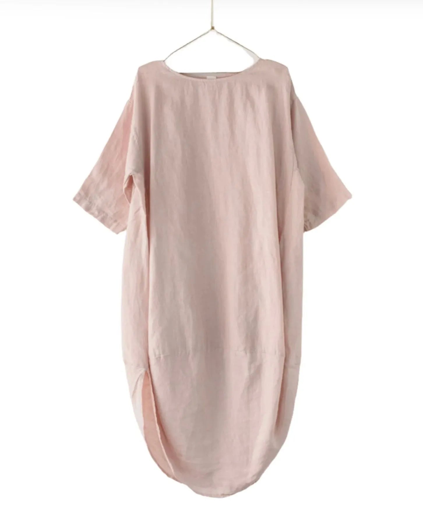 Montaigne Scallop Casual Linen Dress - Stay Wild Collective  Dress