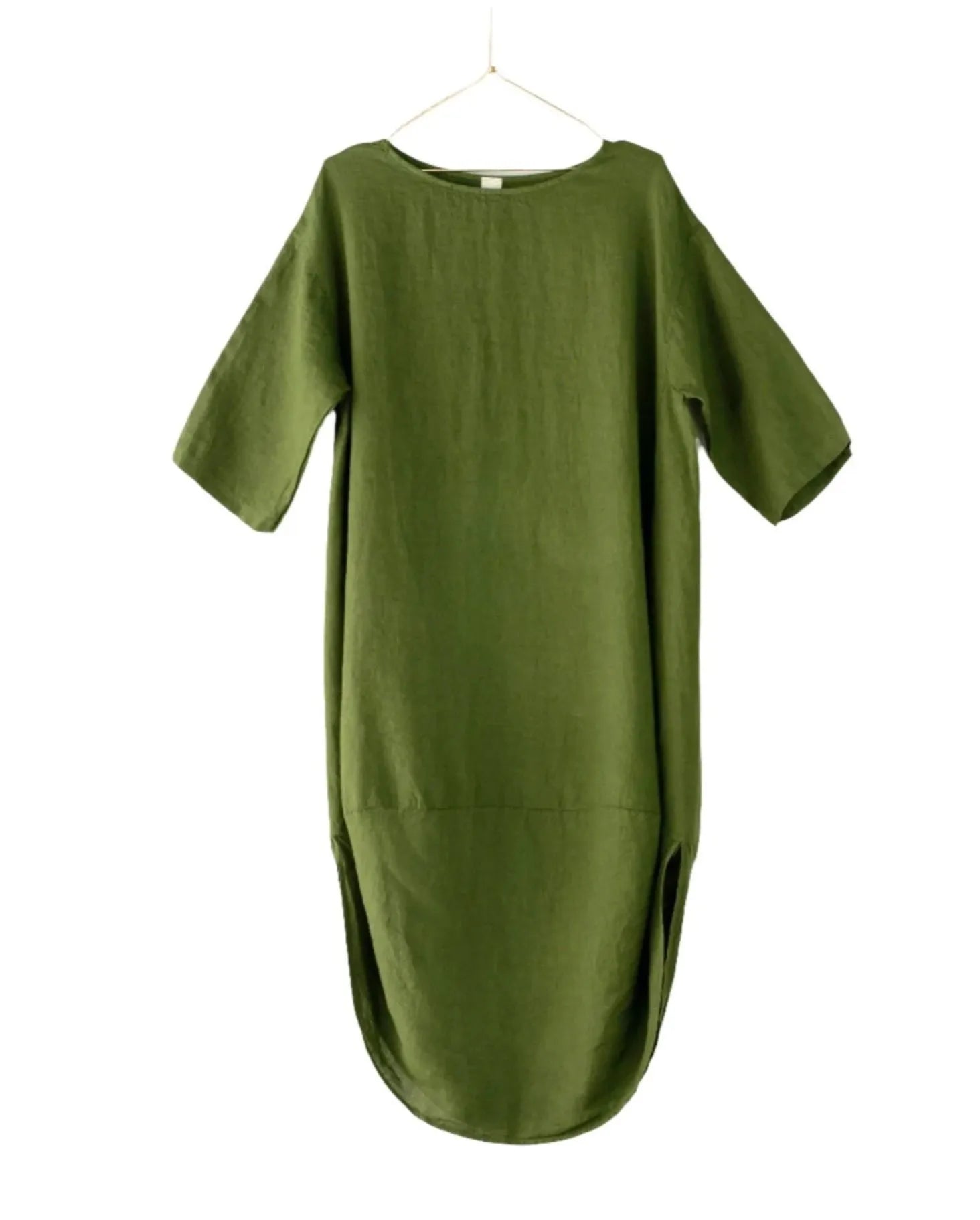 Montaigne Scallop Casual Linen Dress - Stay Wild Collective  Dress