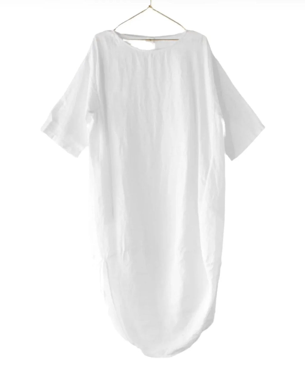 Montaigne Scallop Casual Linen Dress - Stay Wild Collective  Dress