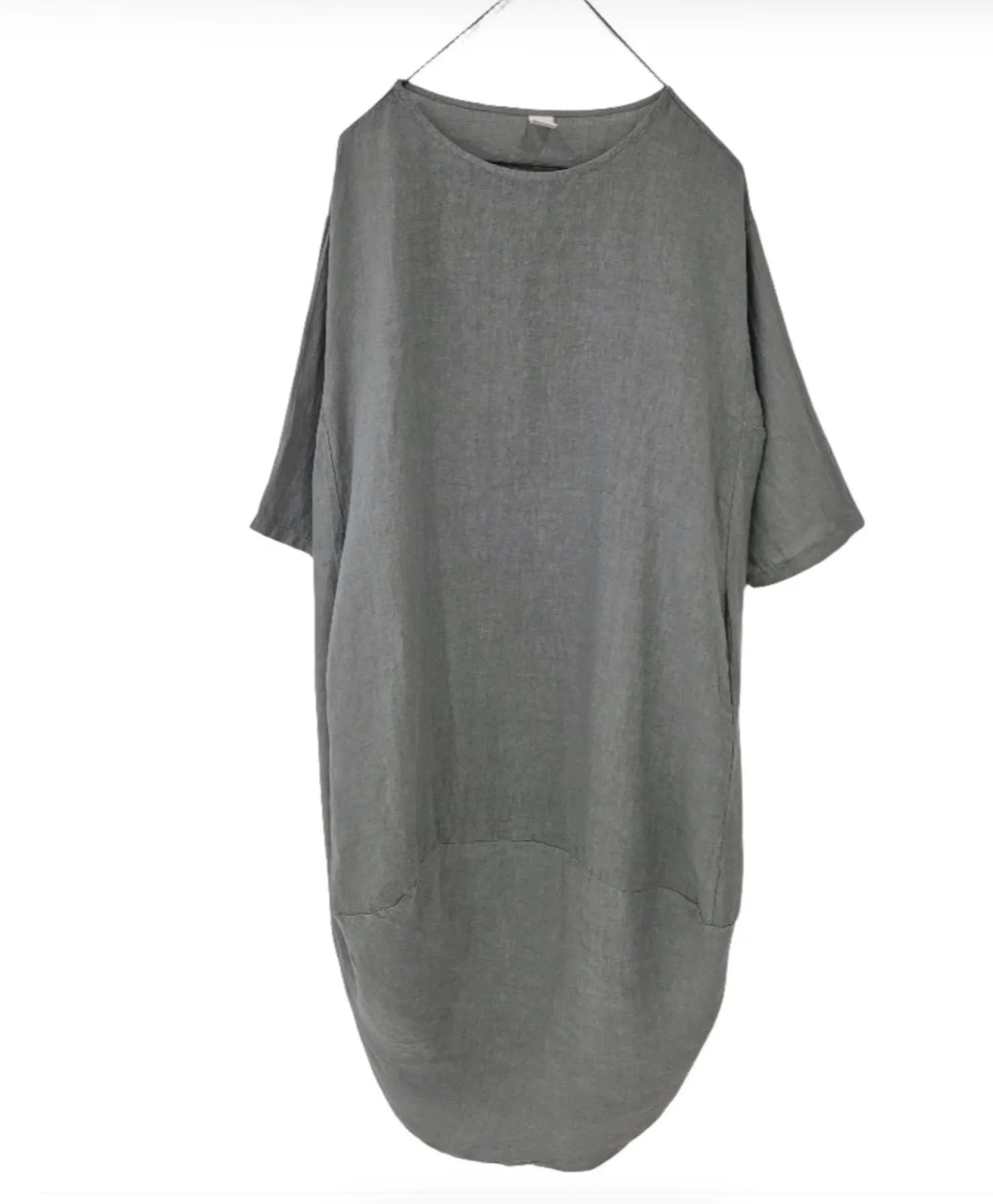 Montaigne Scallop Casual Linen Dress - Stay Wild Collective  Dress
