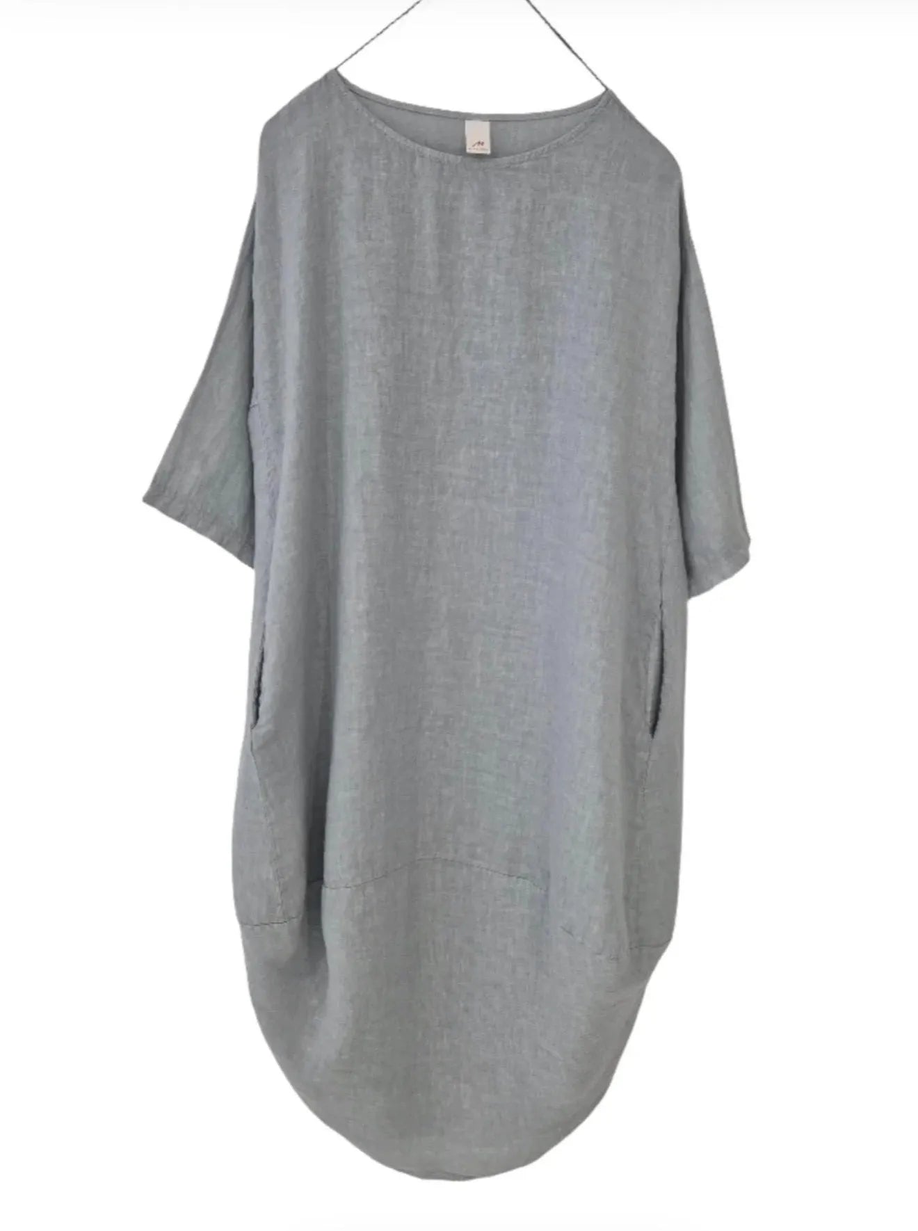 Montaigne Scallop Casual Linen Dress - Stay Wild Collective  Dress