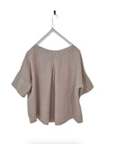 Montaigne Celine Short Sleeved Linen Top - Stay Wild Collective  Shirt
